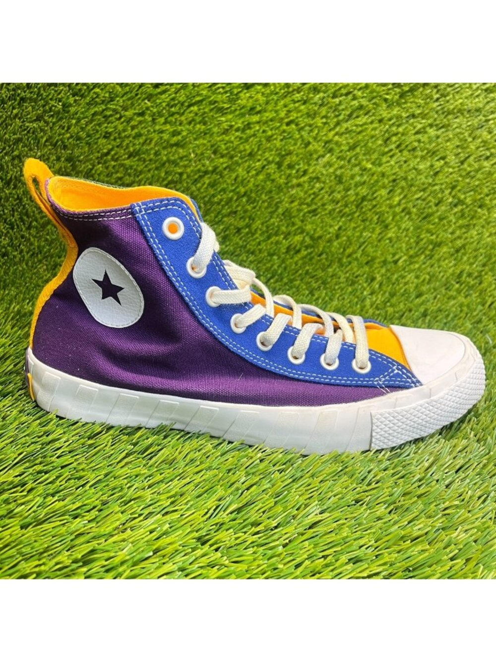 Converse UNT1TL3D Hi Not A Chuck Mens Size 8 Purple Blue Athletic Shoes Sneakers